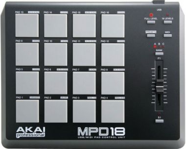 AKAI PRO MPD18 компактный USB MIDI-контроллер